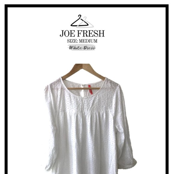 Joe Fresh White Summer Dress - Picture 1 of 2